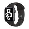 Kép 2/2 - Apple Watch SE (v2) GPS, 44mm, sötétszürke, éjfekete sportszíjjal