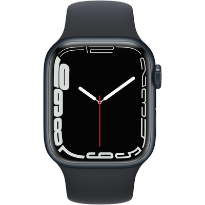 Apple Watch Series 7 GPS, 41 mm, Alu Midnight (fekete)
