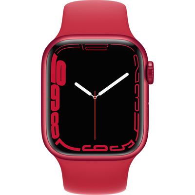 Apple Watch Series 7 GPS, 41 mm, Red Aluminium (piros)