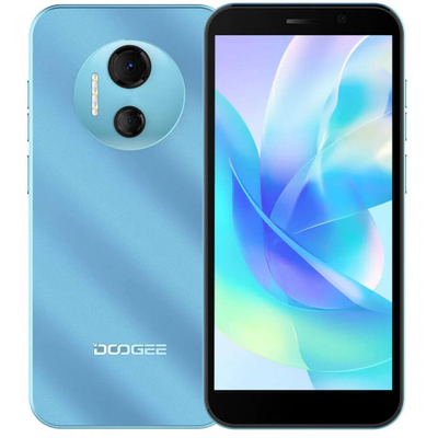 Doogee X97 Mobiltelefon, Kártyafüggetlen, Dual Sim, 3GB/16GB, Ocean Blue (kék) + ajándék 149 lej értékben
