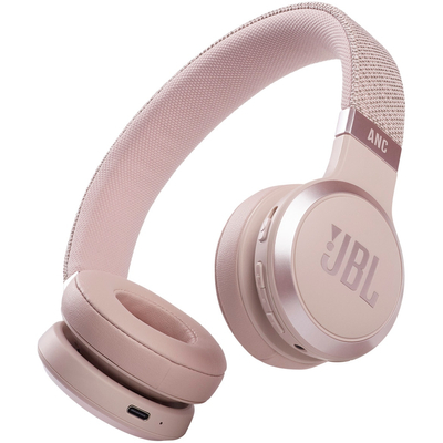 JBL Live 460NC Fejhallgató, Zajszűrő, Bluetooth, Hang asszisztens, Rózsaszín