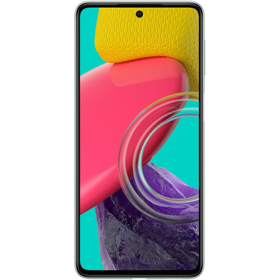 Samsung Galaxy M53 5G Mobiltelefon, Kártyafüggetlen, Dual Sim, 6GB/128GB, Green (zöld)