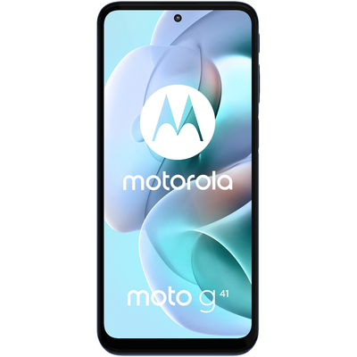 Motorola G41 Mobiltelefon, Kártyafüggetlen, Dual Sim, 4GB/128GB, Meteorite Black (fekete)
