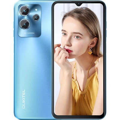 Oukitel C32 Mobiltelefon, Kártyafüggetlen, Dual Sim, 8GB/128GB, Blue (kék)