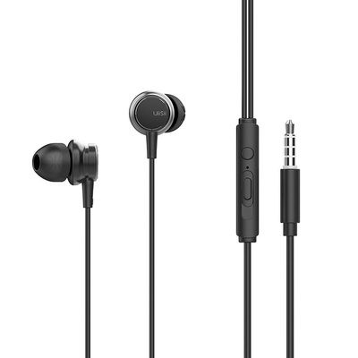 UiiSii HM9 3,5mm jack, mikrofonos fülhallgató, Fekete 