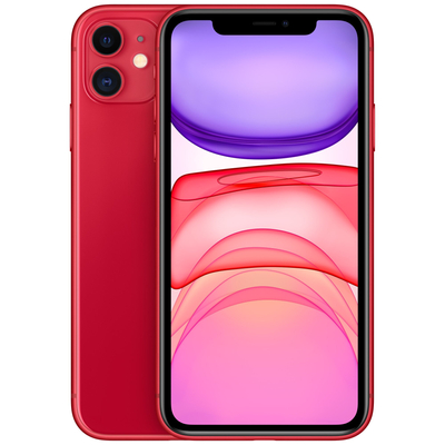 Apple iPhone 11 Mobiltelefon, Kártyafüggetlen, 64GB, Piros