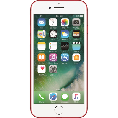 Használt Mobiltelefon - Apple iPhone 7, Kártyafüggetlen, 128GB, Red (piros)