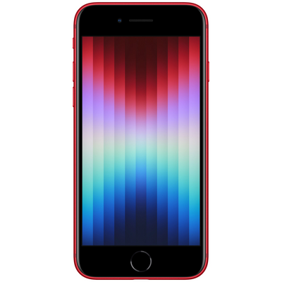 Apple iPhone SE 2022 Mobiltelefon, Kártyafüggetlen, 128GB, Red (piros)