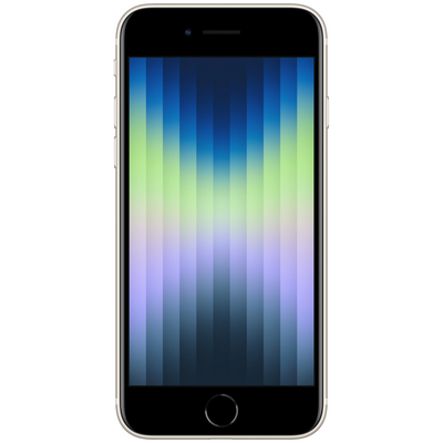 Apple iPhone SE 2022 Mobiltelefon, Kártyafüggetlen, 128GB, Starlight (fehér)