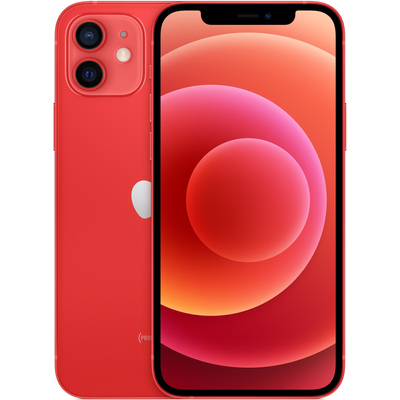 Apple iPhone 12 Mobiltelefon, Kártyafüggetlen, 64GB, Piros