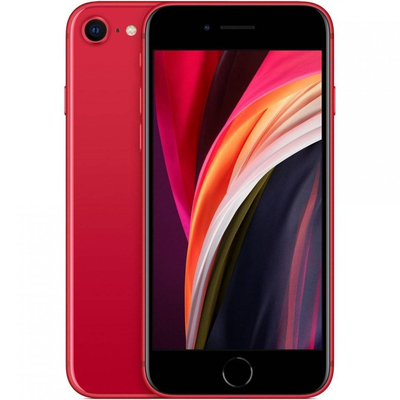 Használt Mobiltelefon - Apple iPhone SE 2020, Kártyafüggetlen, 64GB, Red (piros) - Felujított